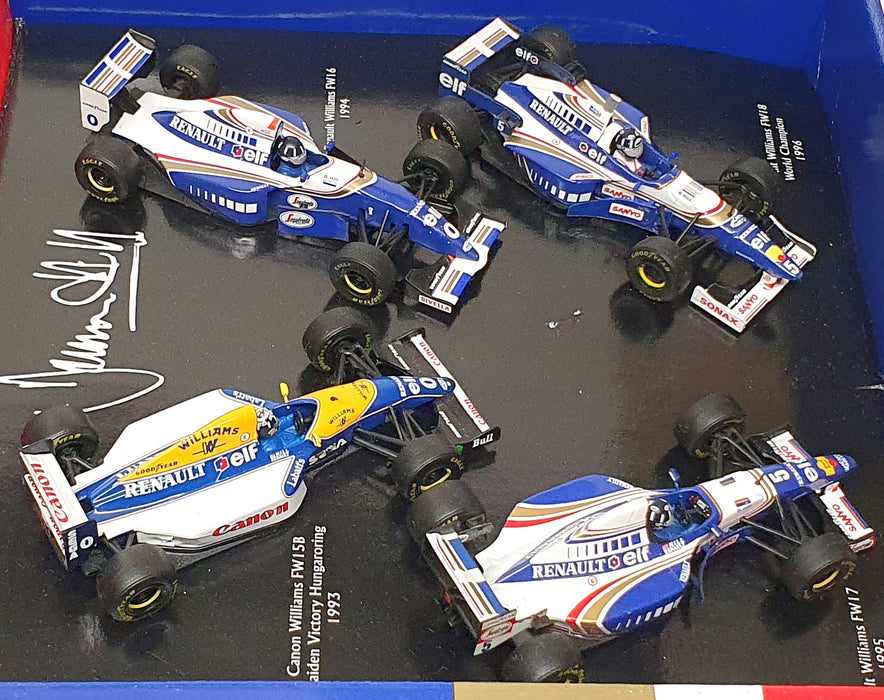 Onyx 1/43 Scale LE-8 - F1 Williams 4 Piece Set - Damon Hill World Champion 1996