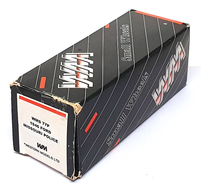 Western Models 1/43 Scale WMS77P - 1946 Ford Missouri Police - Black