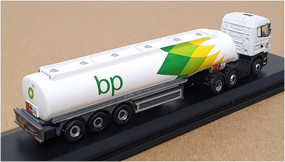 Oxford Diecast N Gauge NSHL01TK - Scania Highline Tanker Truck BP - White