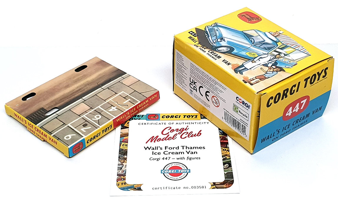 Corgi Toys 447 Reissue CD54321032 - Wall's Ford Ice Cream Van + Figures - Blue