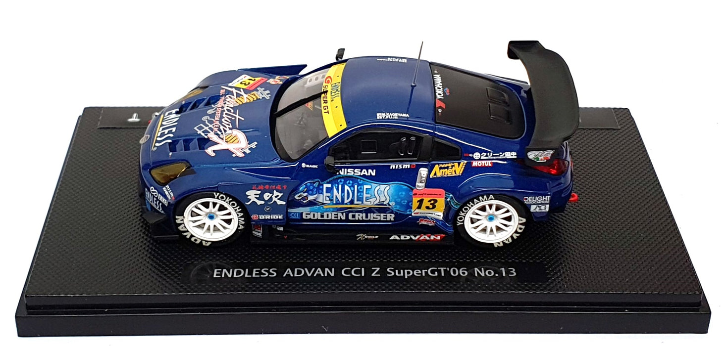 Ebbro 1/43 Scale 814 - Nissan Advan CCI Z SuperGT'06 #13 - Dk. Blue