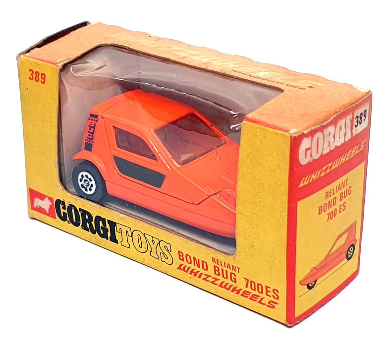 Corgi Original Diecast 389 - Reliant Bond Bug 700ES - Orange
