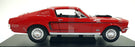 Maisto 1/18 Scale Diecast 46629 - 1968 Ford Mustang GT Cobra Jet - Red