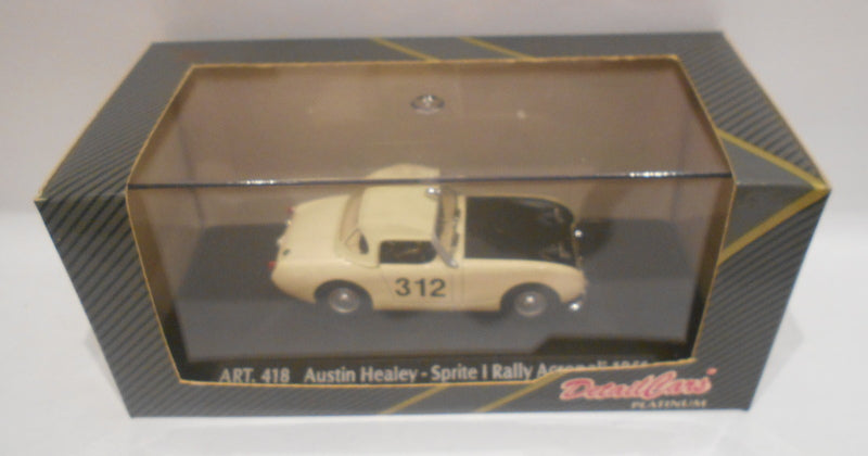 Corgi Detail 1/43 Scale - ART.418 AUSTIN HEALEY-SPRITE I RALLY ACROPOLI 1961