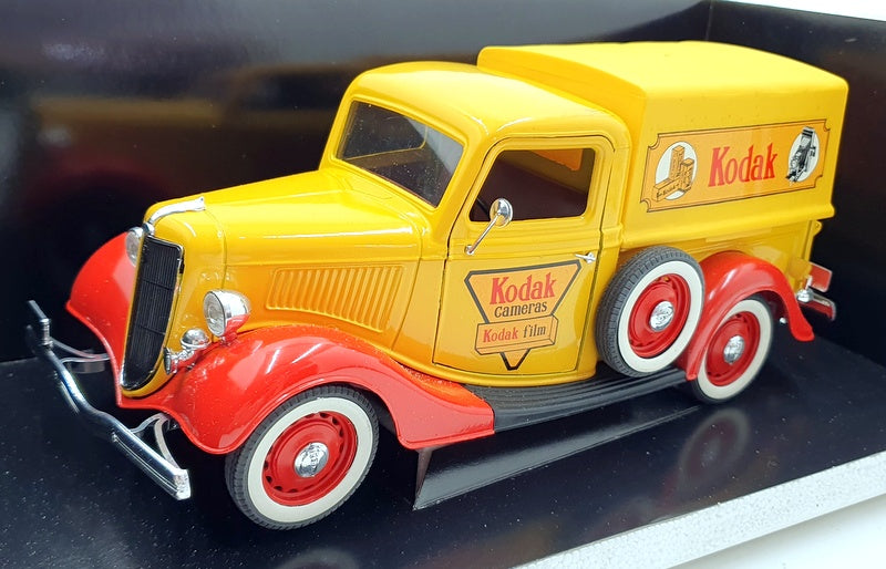 Solido 1/18 Scale Diecast 8019 - Ford Pickup Kodak - Yellow