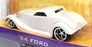 Jada1/64 Scale Diecast 12039 - 1934 Ford D Rods - White