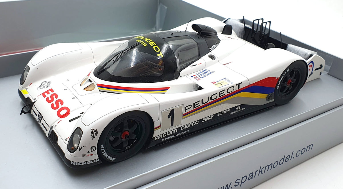 Spark 1/18 Scale Resin 18S011 - Peugeot 905 EVO Winner Le Mans