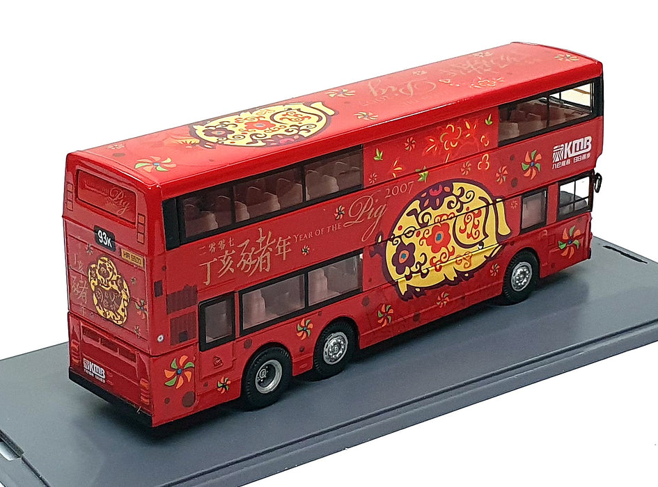 Corgi 1/76 Scale OM43206 - Volvo KMB Bus Rt. 93k Year Of The Pig 2007 - Red