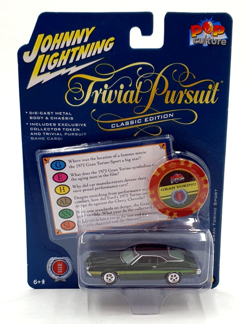 Johnny Lightning 1/64 Scale JLPC006 1972 Ford Gran Torino Sport Trivial Pursuit