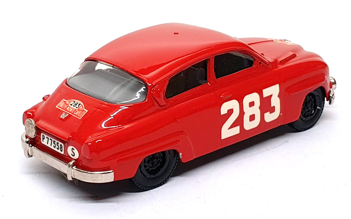 GPM Classic 43 1/43 Scale 1004 - Saab 96 #283 Winner Monte Carlo 1963 - Red