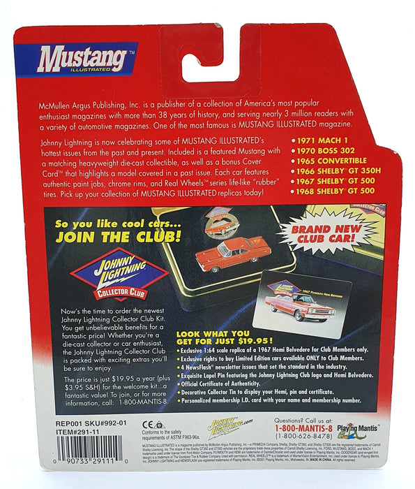 Johnny Lightning 1/64 Scale 291-11 - 1968 Shelby GT500 - Gold