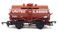 Dapol OO Gauge (1/76) B032 - Tanker Wagon United Molasses No. 128 - Brown