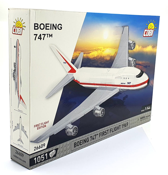 Cobi Bricks 1/144 Scale 26609 - 1969 Boeing 747 First Flight Aircraft - USA