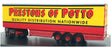 Oxford Diecast 1/76 Scale DAF03CS - DAF Truck & Trailer - Prestons Of Potto