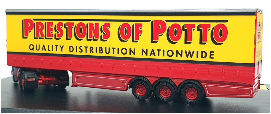 Oxford Diecast 1/76 Scale DAF03CS - DAF Truck & Trailer - Prestons Of Potto