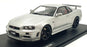 Solido 1/18 Scale S1804312 - 1999 Nissan Skyline GT-R (R34) Ztune - Silver