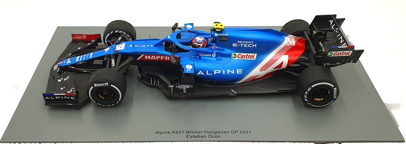 Spark 1/18 Scale 18S600 - Alpine A521 F1 #31 Hungary 2021 E.Ocon