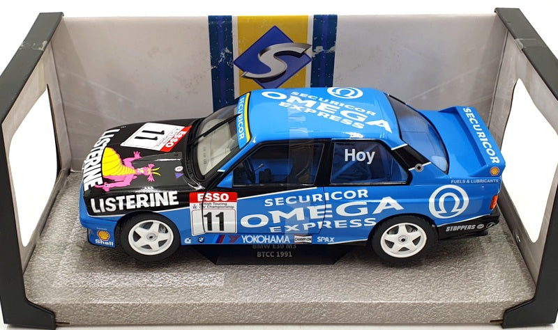 Solido 1/18 Scale Diecast S1801522 - BMW E30 M3 BTCC 1991 W.Hoy #11
