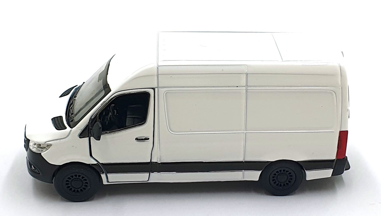 Kinsmart 1/48 Scale Pull Back & Go TY7714 - Mercedes-Benz Sprinter - White
