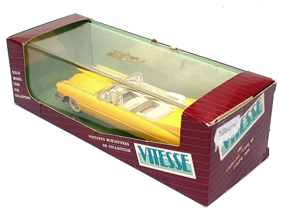 Vitesse 1/43 Scale Diecast 282 - 1950 Cadillac Type 62 Coupe - Yellow