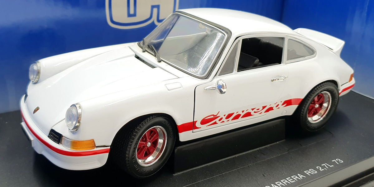PORSCHE 911 Carrera RS 2.7 1973 Blanc et rouge | Collect World