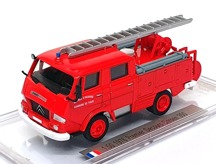 Del Prado 1/50 Scale DP17625 - 1976 Citroen Premier Secours Fire Engine - Red