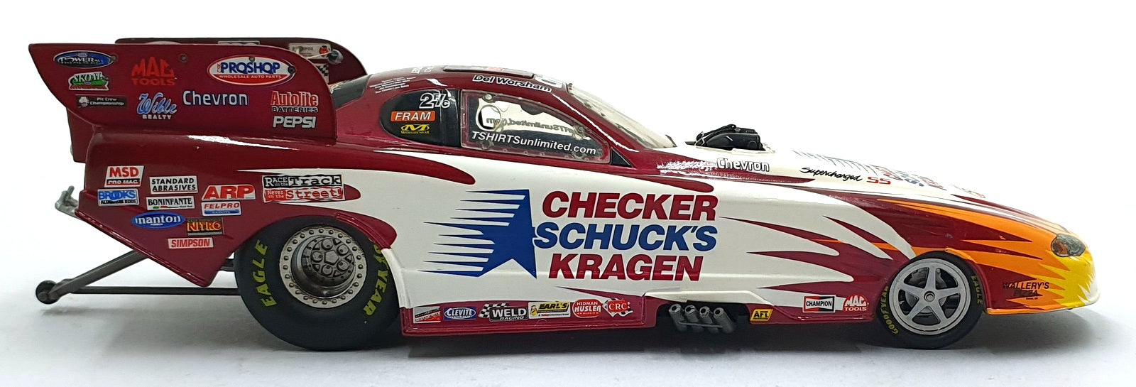 Racing Champions 1/24 Scale 18641PH - Chevrolet CSK NHRA Funny Car Dragster