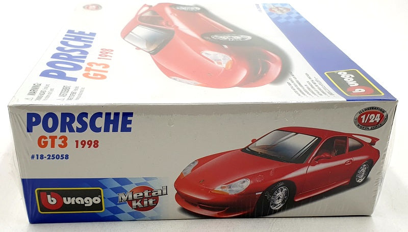 Burago 1/24 Scale Diecast 18-25058 - Porsche 911 GT3 1998 - Red