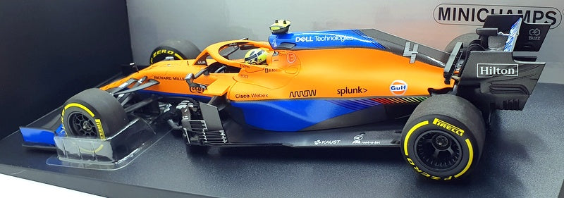 Minichamps 1/18 Scale 530 211804 McLaren F1 Team MCL35M Bahrain GP 2021 - Norris