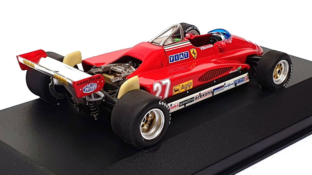 Ixo Hot Wheels 1/43 Scale IHW27 - F1 Ferrari #27 Villeneuve - Red