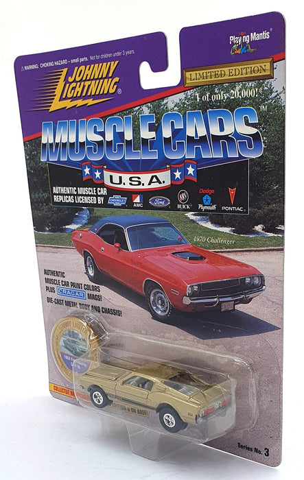 Johnny Lightning 1/64 Scale 202-03 Muscle Cars USA 1968 Ford Shelby GT-500 Gold