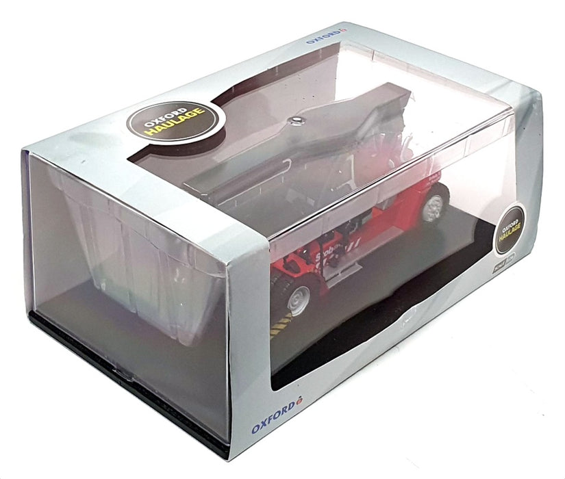 Oxford Diecast 1/76 Scale 76KRS005 - Konecranes Reach Stacker Stobart - Red