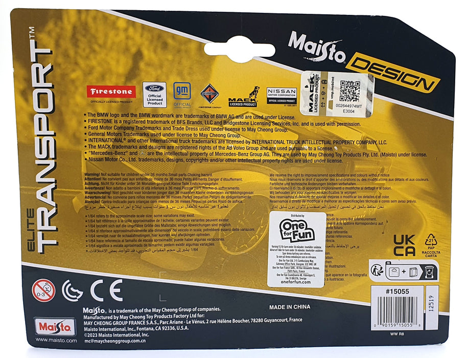 Maisto 1/64 Scale Diecast 15055 - 1953 Mack B-61 Flatbed/2021 Ford F-150 Raptor