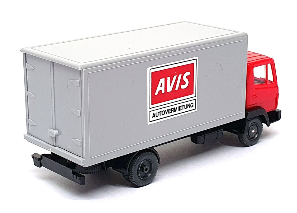 Wiking 1/87 Scale 22434 - Mercedes Benz LP 809 Truck Avis - Red/Grey