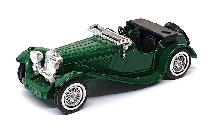 Matchbox Models Of Yesteryear 9.5cm Long Diecast Y-1 - 1936 Jaguar SS-100 Green