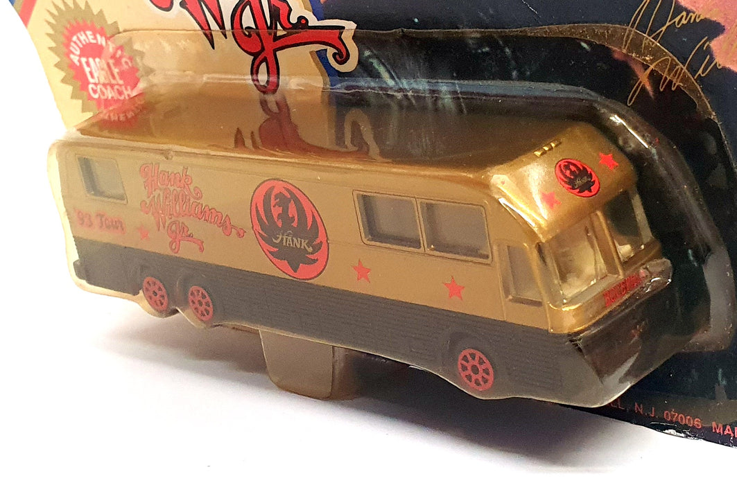Road Champs 15cm Long 5920 - Eagle Coach Hank Williams '93 Tour Bus - Gold