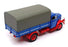 Minichamps 1/43 Scale 439 017020 - Borgward B4500 Pritsche Truck - Blue/Red