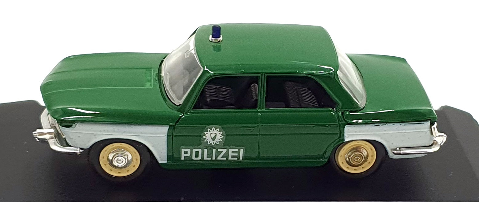 Eligor 1/43 Scale Diecast 1339 - 1967 BMW 2000 RFA Polizei Car - Green