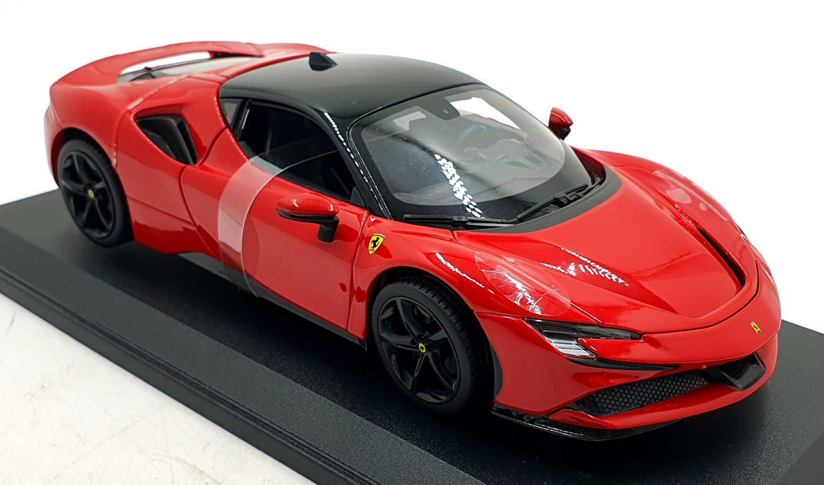 Burago 1/18 Scale 18-16015 - Ferrari SF90 Stradale - Red