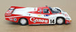 Vitesse 1/43 Scale 314 - Porsche 956 Canon #14 Le Mans 1984 - White/Red