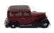 Milestone Miniatures 1/43 Scale VM2 - Vauxhall Lt. 6 Saloon Std. - Maroon/Black