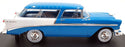 KK Scale 1/18 Scale KKDC181292 - 1956 Chevrolet Bel Air Nomad - Blue
