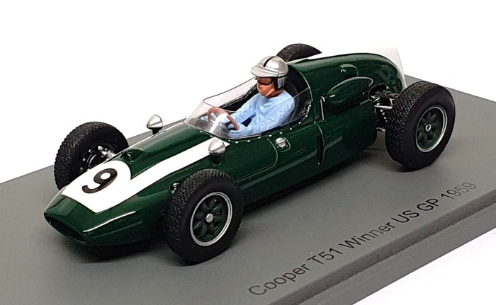 Spark 1/43 Scale S8040 - F1 Cooper T51 #9 Winner US GP 1959 Bruce McLaren