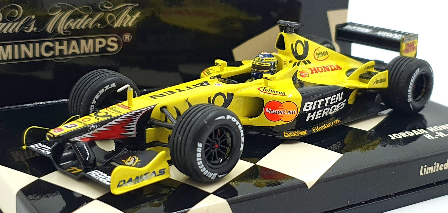 Minichamps 1/43 Scale 400 01001 - F1 Jordan Honda EJ11 2001 - H.H. Frentzen