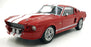 KK Scale 1/12 Scale KKDC120173 - 1967 Ford Shelby GT500 - Red/White