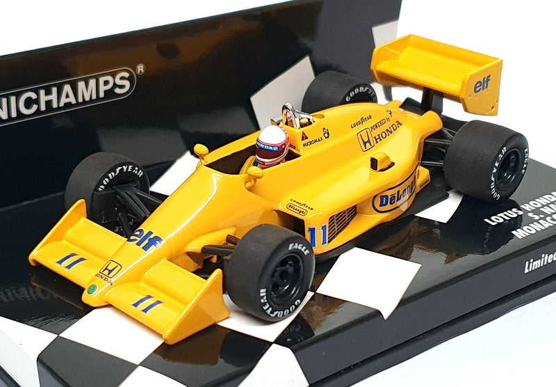 Minichamps 1/43 Scale 400 870011 - F1 Lotus Honda 99T Monaco GP 1987 Nakajima