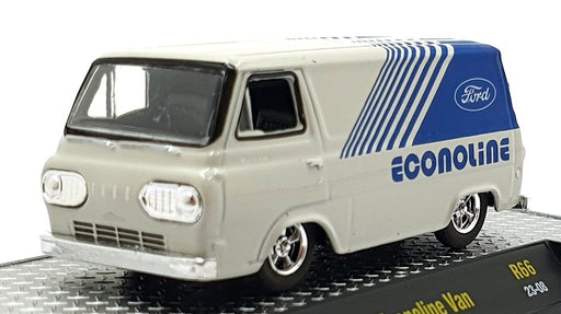 Castline M2 Machines 1/64 Scale  R66 08 - 1965 Ford Econoline Van - White/Blue