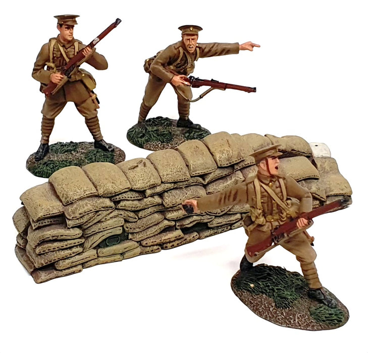 Britains 54mm 17648 - British 4th Btn 1st Royal Fusiliers Firing Line 2 With Bar