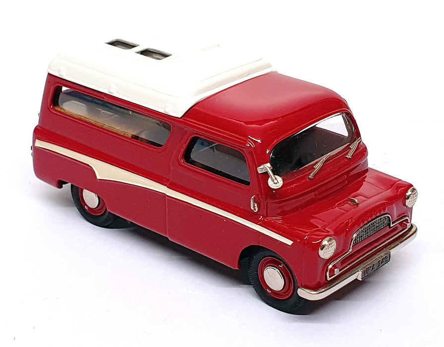 Lansdowne Models 1/43 Scale LDM33A 1960 Bedford Dormobile Romany - Maroon/White