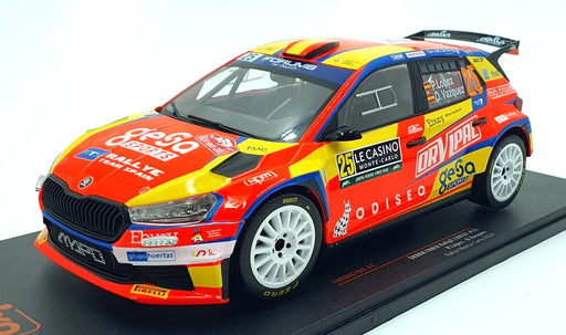Ixo 1/18 Scale Diecast 18RMC199.22 - Skoda Fabia Rally2 (2023) #25 MC 2024